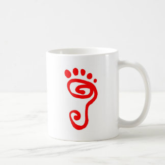 Barfota springer kaffemugg