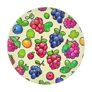 Bärfrukt Mönsterdesign