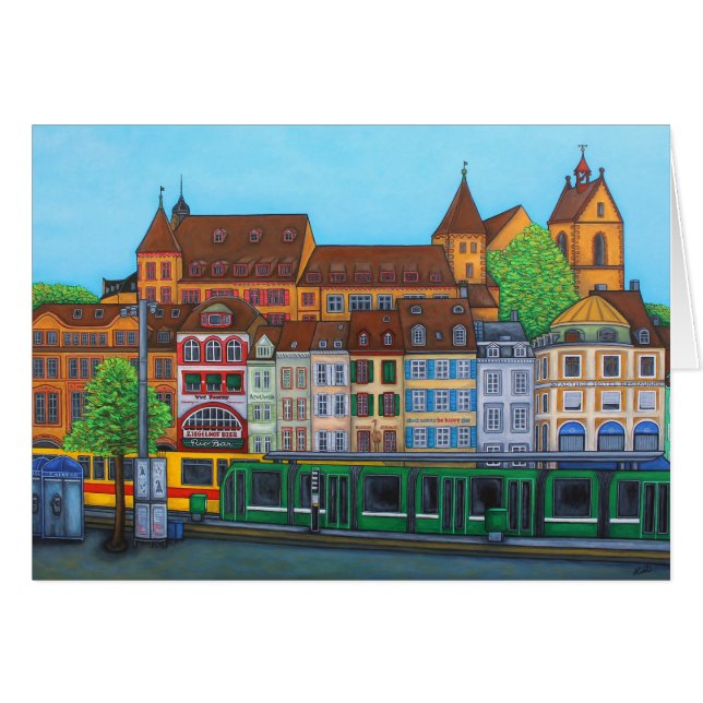 Barfüsserplatz hälsningkort av Lisa Lorenz Hälsningskort (Framsidan Horizontal)