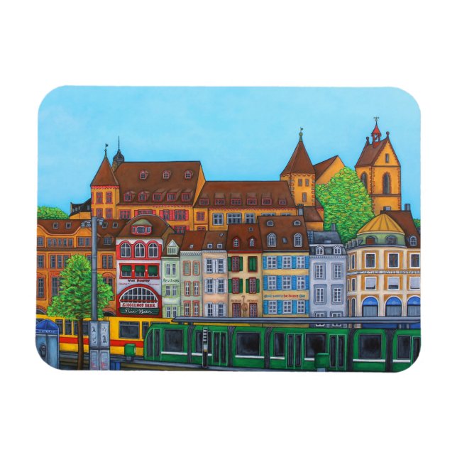 Barfüsserplatz Rendez-vous Magnet by Lisa Lorenz (Horisontell)