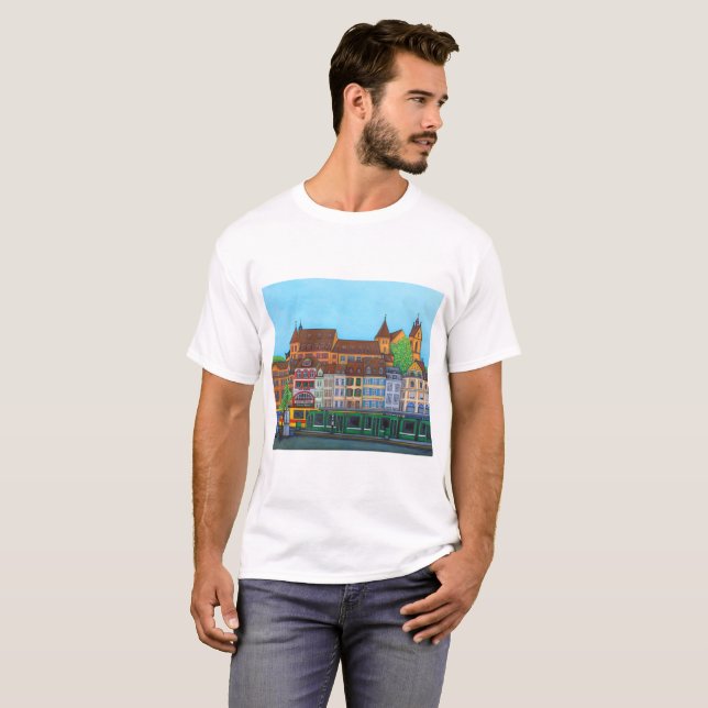 Barfüsserplatz Rendez-vous Tshirt T Shirt (Hel framsida)