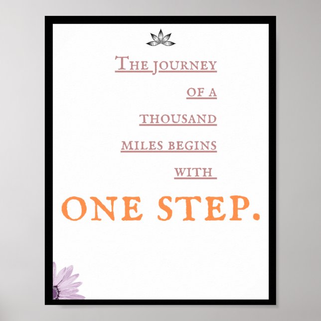 Bärga på din egen odyssey av egenmakt med vår poster (Framsidan)