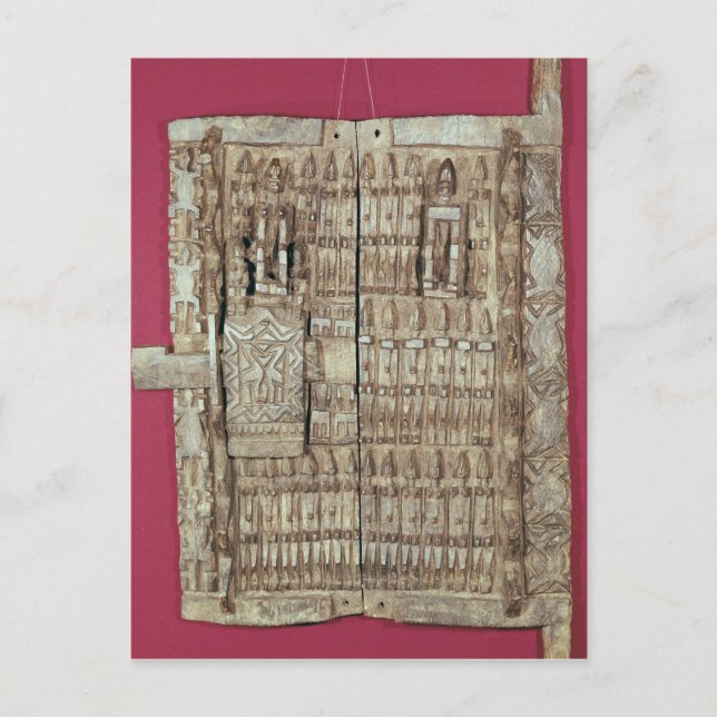 Bärgad dörr för granulat vykort (Framsida)