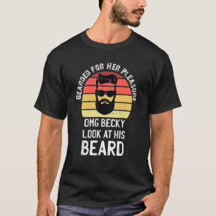 Bärgad för hennes trevliga Beard-ansikte H T Shirt
