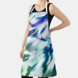 Bärgad från projektionsyta metall, grönt till blå