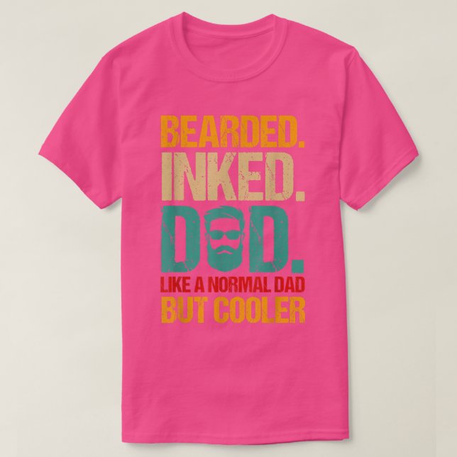 Bärgad Pappa som en normal Pappa men kylare Tjock T Shirt (Design framsida)