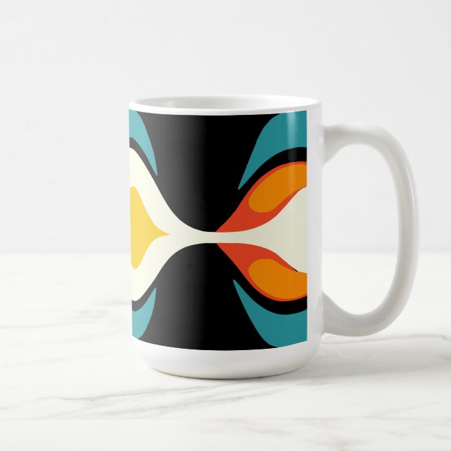 Bärgad totem i mitten av århundradet kaffemugg (Höger)