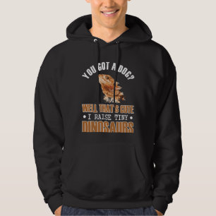 Bärgade drakreptila zoologer hoodie