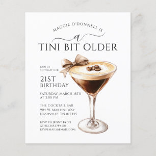 BARGAIN A Tini Bit Older Martini 21:a födelsedagen