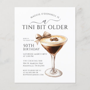 BARGAIN A Tini Bit Older Martini 50:e födelsedagen