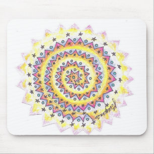 BargasArtworks gåtaMandala Mousepad Musmatta