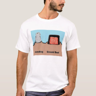 BargasArtworks Groundhog vs den slipade Tee Shirt