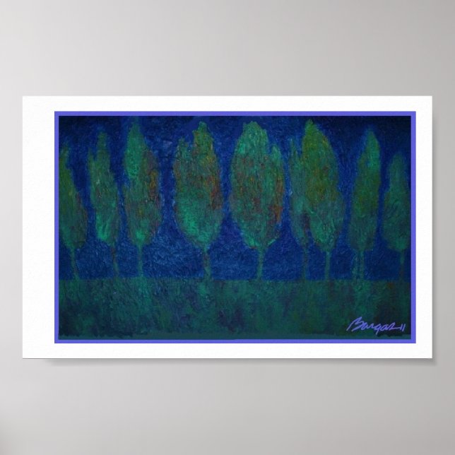 BargasArtworks Liz's Träd Print Poster (Framsidan)