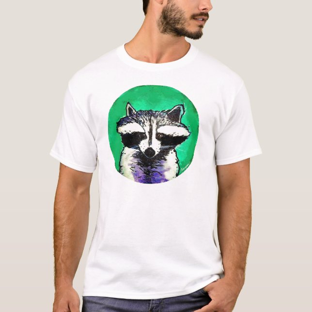 BargasArtworks Racoonskjorta T-shirt (Framsida)