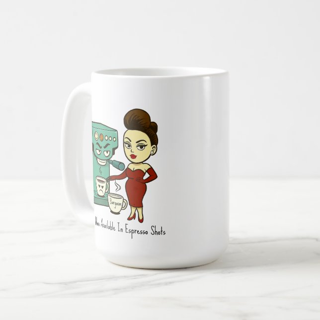 Bargasm: Now Available In Espresso Shots Mug Kaffemugg (Framsida vänster)