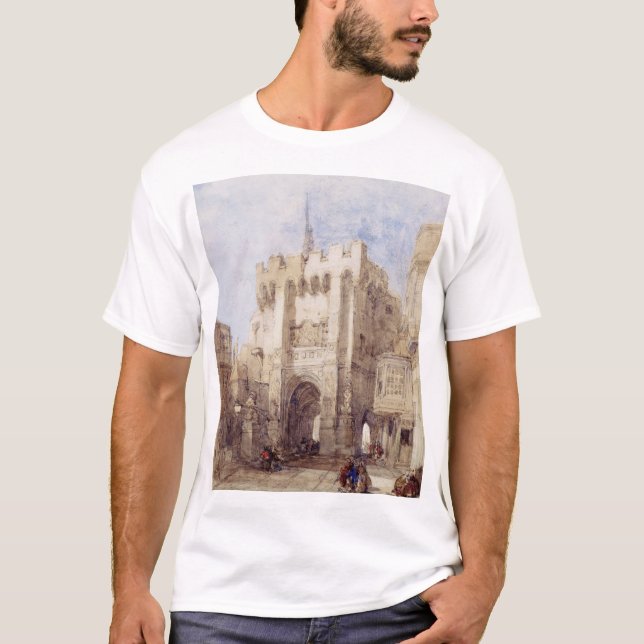 Bargate Gatehouse i Southampton City T Shirt (Framsida)