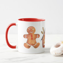 Bärgåva till julingerbrödpresenten 2-tonkaffe mugg
