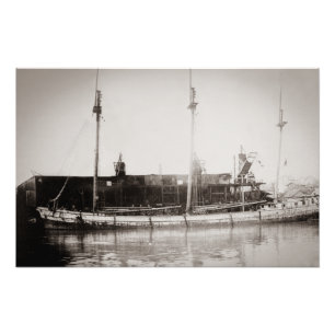 Barge Angus Smith Belle River Marine City MI Fototryck