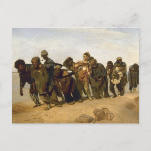 Barge Haulers på Volga Vykort