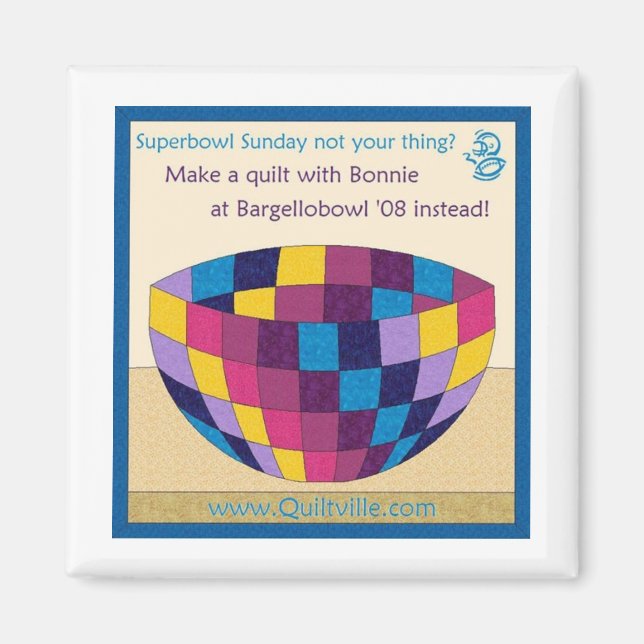 Bargello Bowl Magnet (Framsidan)
