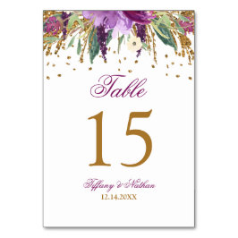 Bärgkort för vattenfärg, Bordsnummer för mousseran