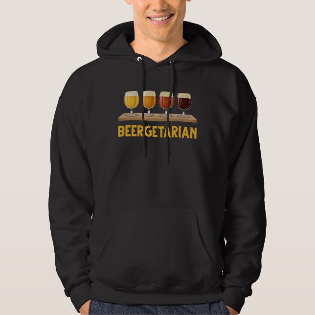 Bärgsklippare för Roligt av öl Superskoj Hoodie (Framsida)