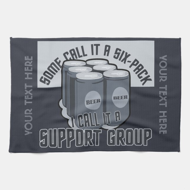 Bärhandduk med sex anpassningsbar kökshandduk (Horisontell)