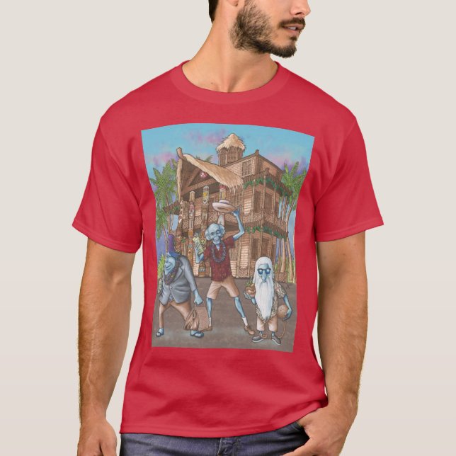 Barhopping Ghost T Shirt (Framsida)