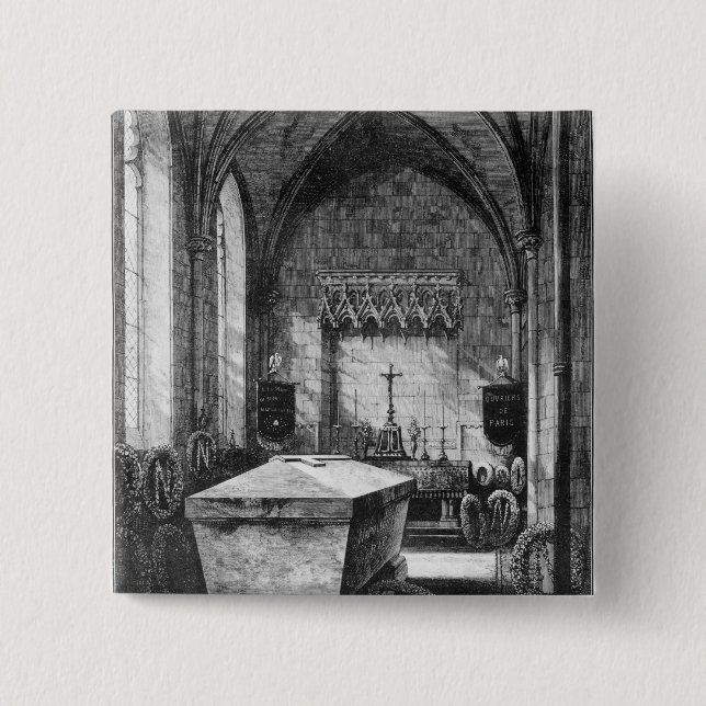 Bårhuskapell på Sts Mary kyrka Knapp (Framsida)