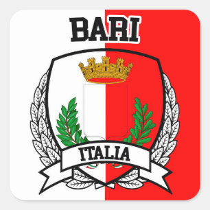 Bari Fyrkantigt Klistermärke