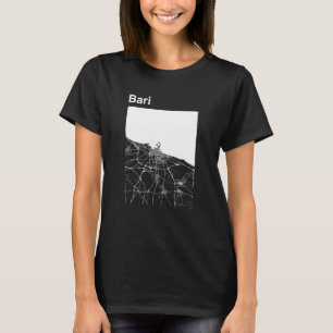 Bari Italien Classic City Karta Graphic T Shirt