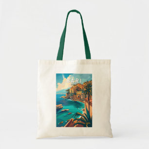 Bari Italien Travel Art Vintage Tygkasse