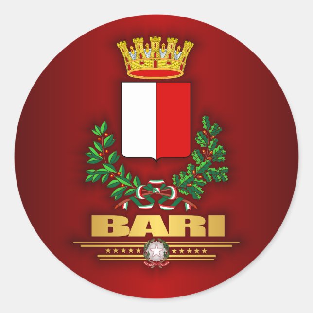 Bari Runt Klistermärke (Framsida)