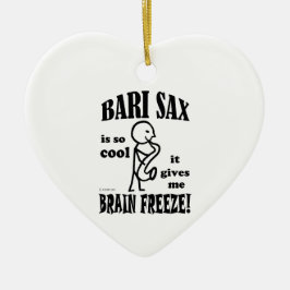 Bari Sax, Brain Freeze Julgransprydnad Keramik
