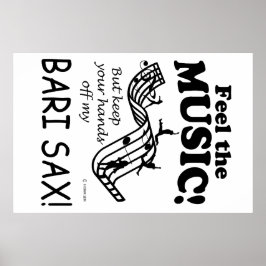 Bari Sax känner musiken Poster