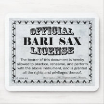 Bari Sax License