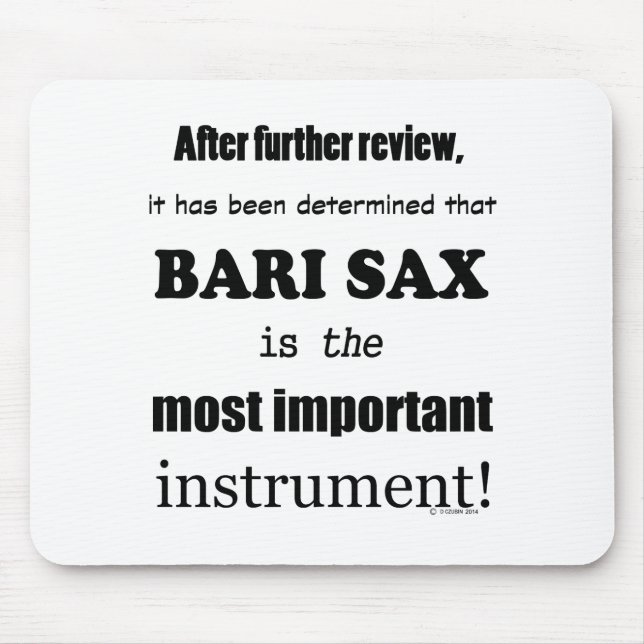 Bari Sax viktigaste instrument Musmatta (Framsidan)