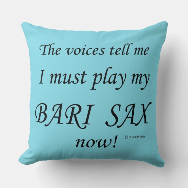 Bari Sax Voices säger att must Play Kudde (Framsida)