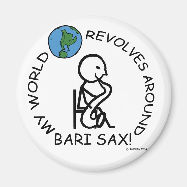 Bari Sax - World Revolves Around Magnet (Framsidan)