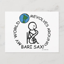 Bari Sax - World Revolves Around Vykort