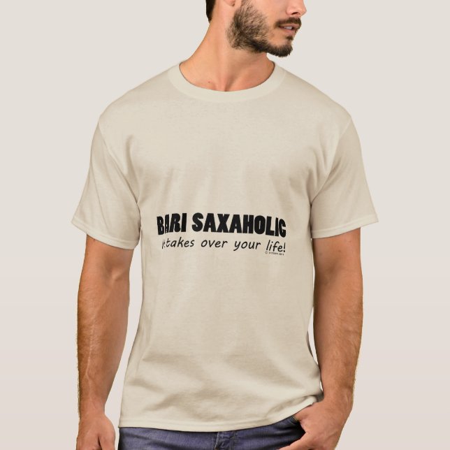 Bari SaxaholLife T Shirt (Framsida)