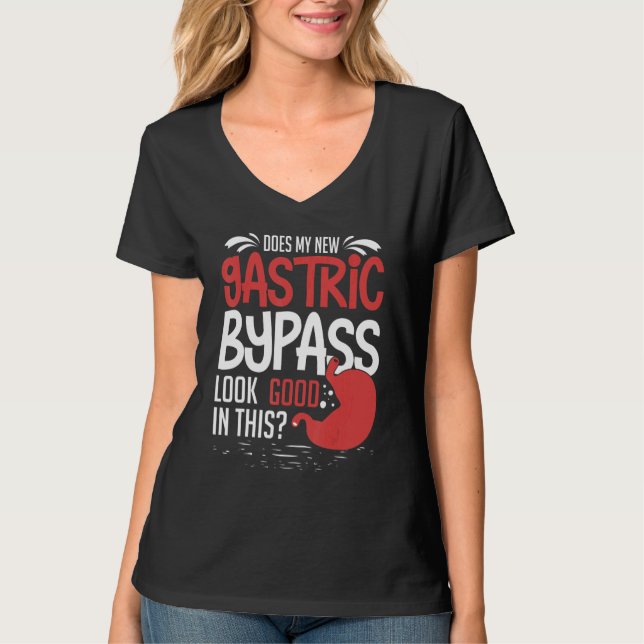 Bariatric Surgery Gastric Bypass Recovery Sleeve D T Shirt (Framsida)