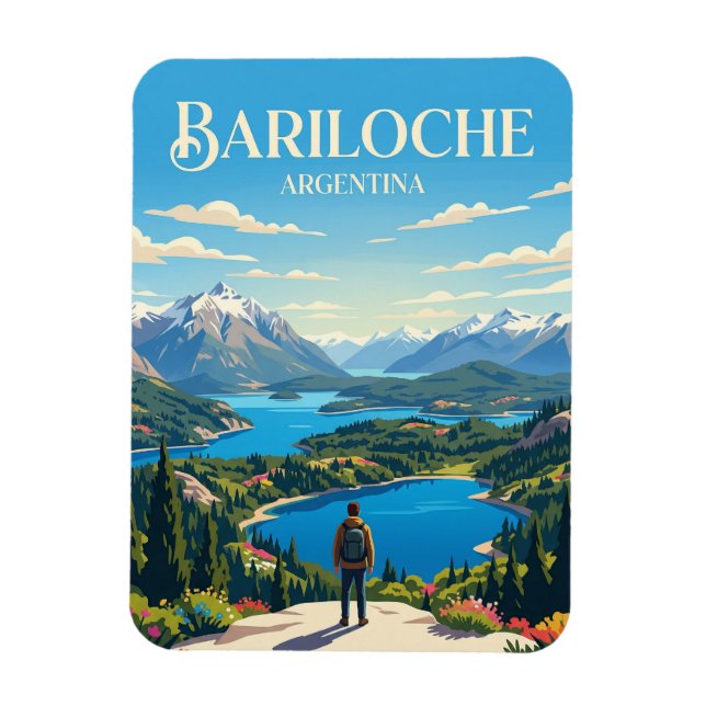 BARILOCHE ARGENTINA MAGNET (Vertikal)