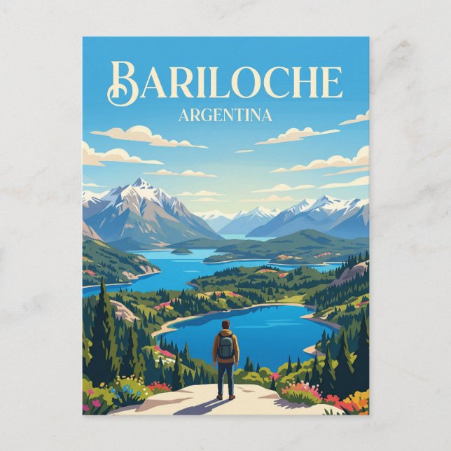 BARILOCHE ARGENTINA VYKORT (Framsida)