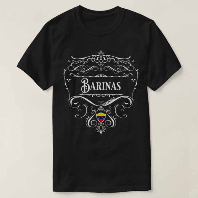 Barinas Vintage design 1 T Shirt (Design framsida)