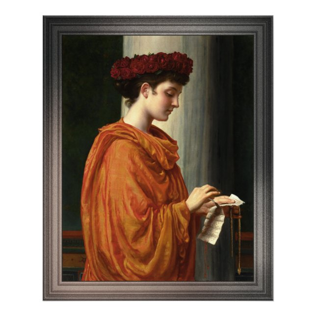 Barine av Edward John Poynter Fototryck (Framsidan)