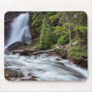 Baring Falls i Glacier National Park, Montana Musmatta