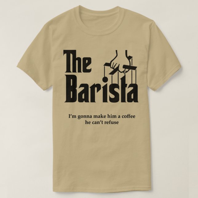 Barista 7 t shirt (Design framsida)