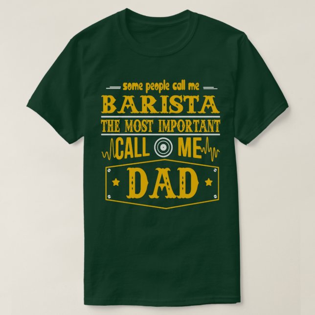 BARISTA BEST-SAMLING 2017 T SHIRT (Design framsida)