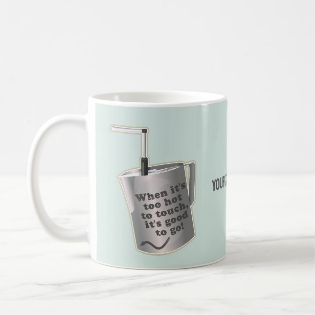Barista cafe mjölk uppvärmningsjug kaffemugg (Vänster)